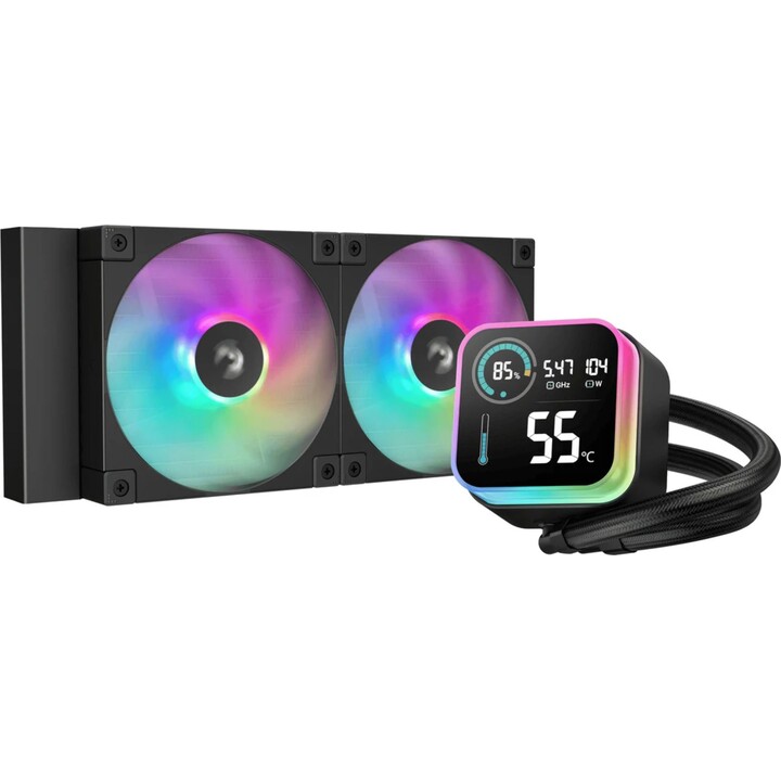Kit de refrigeración líquida Deepcool R Lq240 Bklsmw G 1, negro