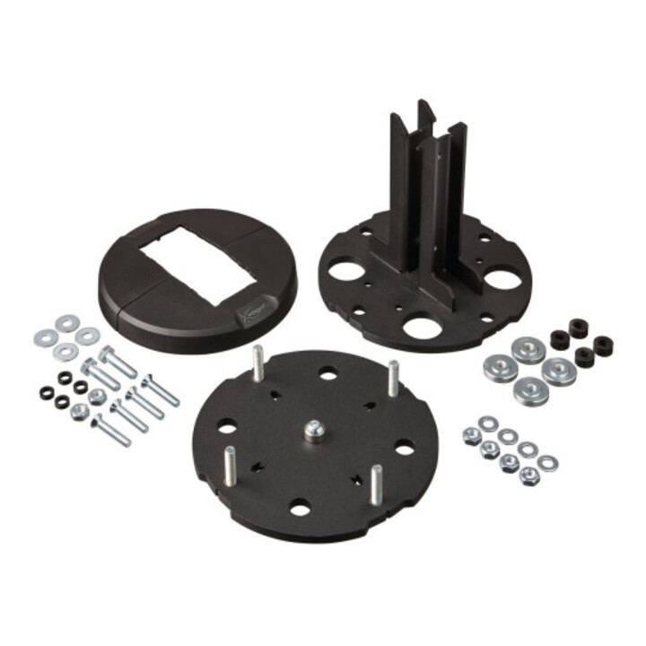 Componentes para Videowall da Linha Profissional Vogels PFF 7965 Placa de Montagem de Piso Connect-it Preta (pff7965)