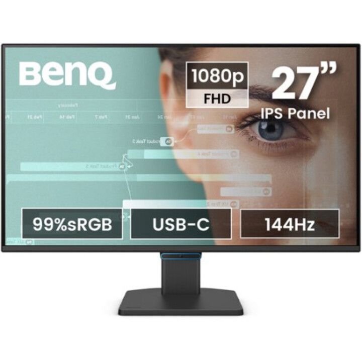 Monitor Benq Gw2790c (9h.lnplb.qbe) 27” 1080p Fhd 144hz Ips Eye-care, Usb-c, Certificato Tuv