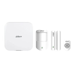 (dhi-art-arc3800h-03-cam-fw2(868)) Dahua Alarms 4G Alarmsystem, inklusive Zentrale für 150 Geräte per Funk, PIR-Kamera, Funk-Tas