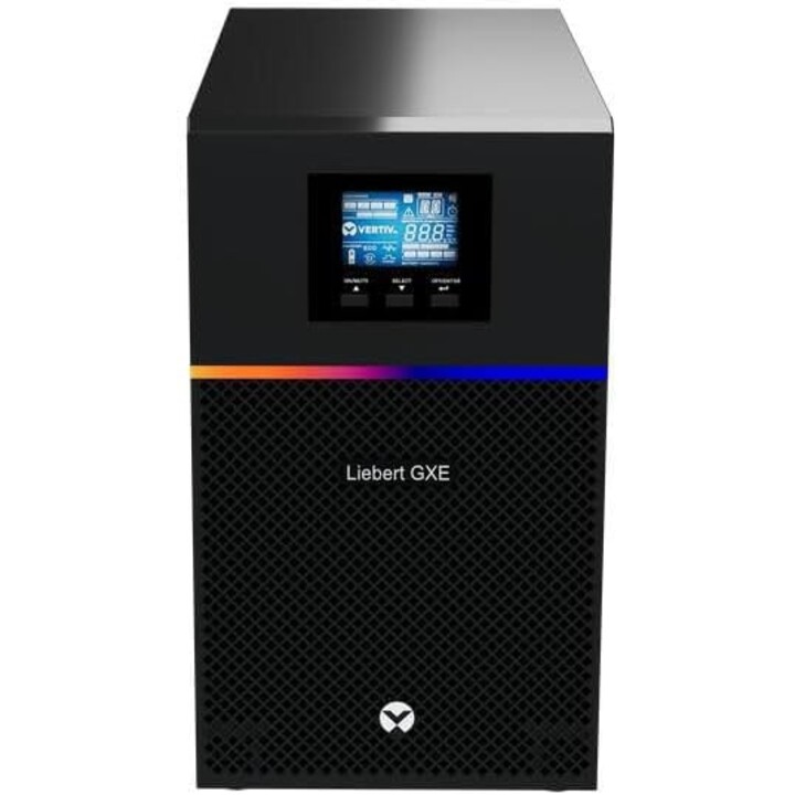 AVO GXE3-3000IMT - Liebert GXE UPS 3kVA 1ph UPS 230V Tower W/Batteries, C20 input/C13 x 8 output + C19 x 1, 2-year warranty