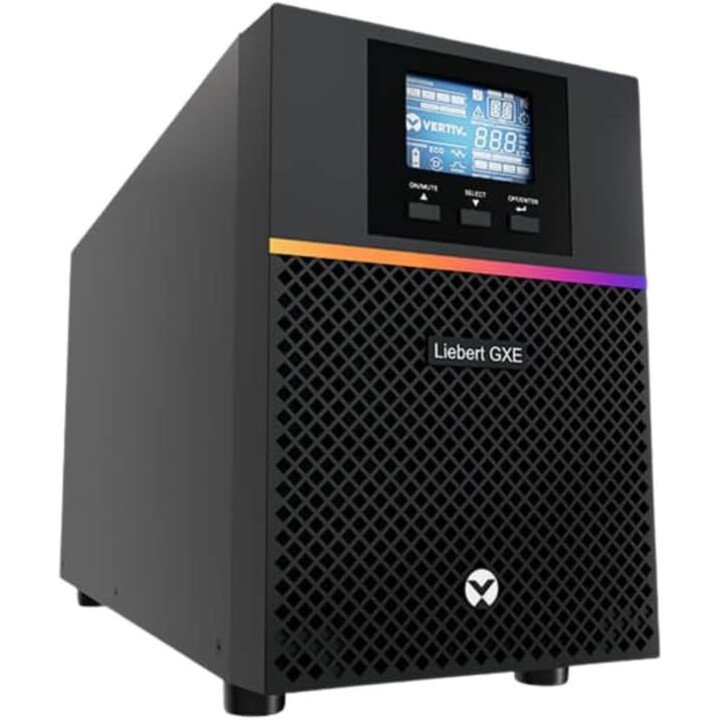 SAI Liebert GXE UPS 1kVA 1ph UPS 230V Tower W/Batteries, C14 input/C13 x 8 output, 2-year warranty