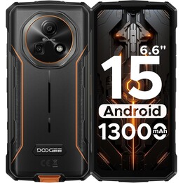 Doogee Fire 5, 3GB 64GB, 6,6 LCD IPS HD+, 13000mAh, laranja