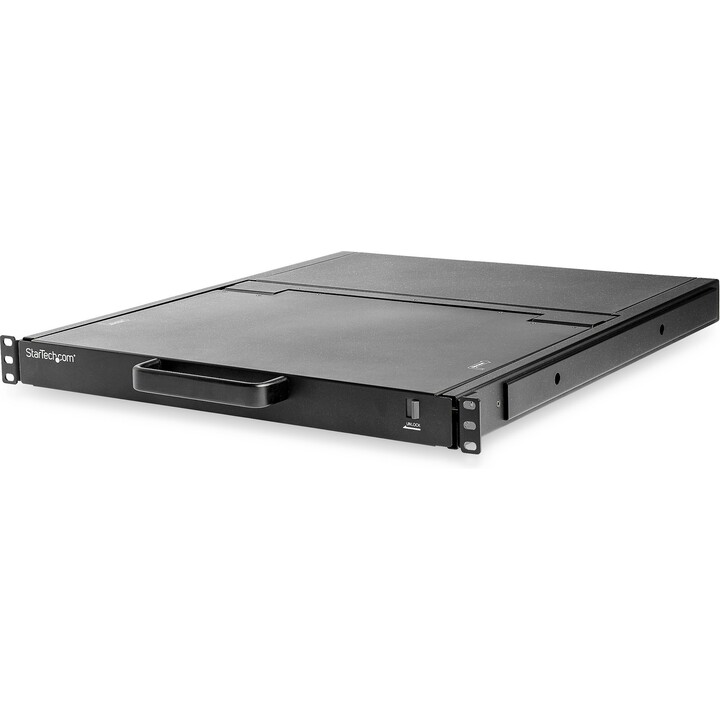 StarTech.com Rackmount KVM Console HD 1080p - Single Port VGA KVM with 17" LCD Monitor for Server Rack - Fully Featured 1U LCD K
