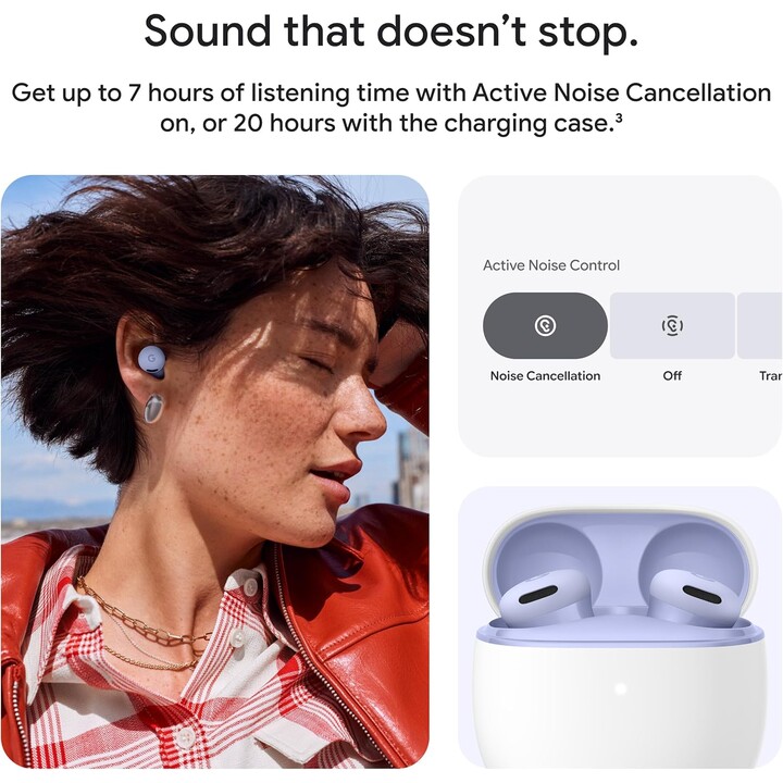 Google Pixel Buds 2a Pourpre