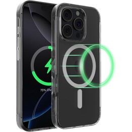Belkin SheerForce Coque pour iPhone 16 Pro, coque de téléphone compatible MagSafe, transparente