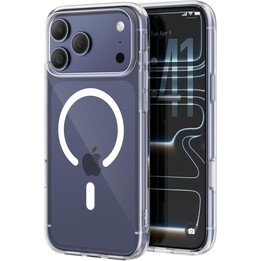 Belkin SheerForce Clear Funda para iPhone 17 Pro MAX Compatible con MagSafe, Transparente