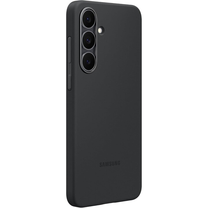Funda Samsung de Silicona Suave para Galaxy S25 FE, Negra