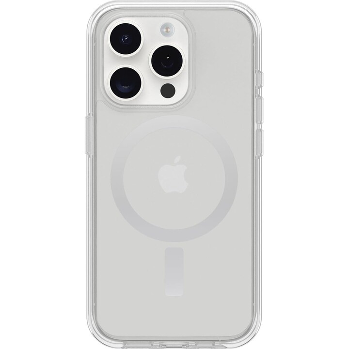 Otterbox iPhone 15 Pro Symmetry Clear Case für MagSafe, transparent