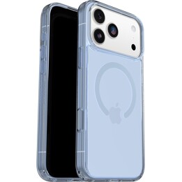 Capa MagSafe transparente Otterbox Symmetry Series para iPhone 17 Pro MAX, transparente/azul