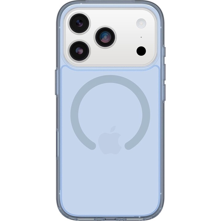 Otterbox Symmetry Series Clear MagSafe Case for iPhone 17 Pro, Transparent/Blue