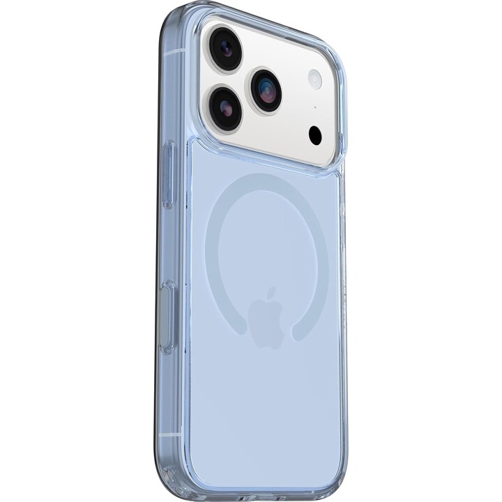 Otterbox Symmetry Series Clear MagSafe Case for iPhone 17 Pro, Transparent/Blue