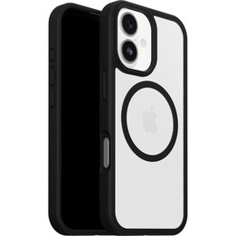 Otterbox React Series MagSafe-Hülle für iPhone 17, transparent/schwarz