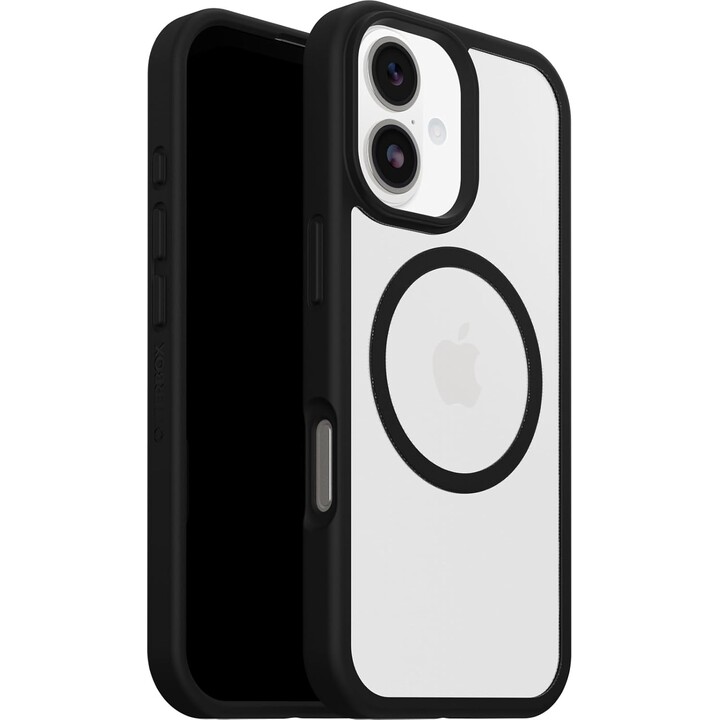 Otterbox React Series MagSafe-Hülle für iPhone 17, transparent/schwarz