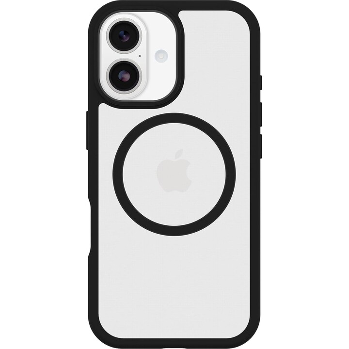 Otterbox React Series MagSafe Case for iPhone 17, Clear/Black