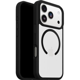 Otterbox React Series MagSafe-Hülle für iPhone 17 Pro, transparent/schwarz