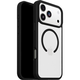 Funda MagSafe Otterbox React Series para iPhone 17 Pro MAX, transparente/negro