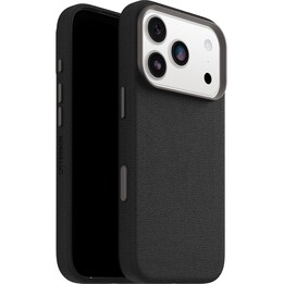 Custodia MagSafe in pelle di cactus di Otterbox Symmetry Series per iPhone 17 Pro, nera