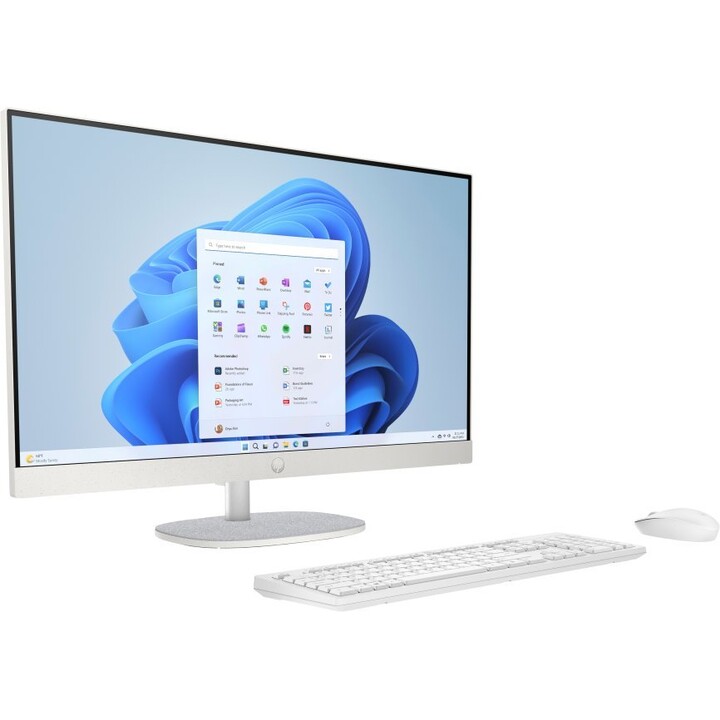 Ordenador all in one hp 27-cr0090ns ci5 1334u 16gb 512gb ssd 27" fhd webcam freedos silver