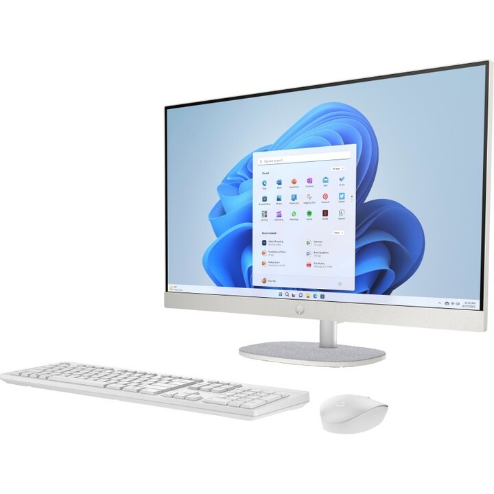 Ordenador all in one hp 27-cr0090ns ci5 1334u 16gb 512gb ssd 27" fhd webcam freedos silver