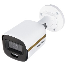 Hikvision Turbo HD avec ColorVu DS-2CE10DF3T-LFS(2.8mm) Balle (forme) Caméra de sécurité IP Intérieure et extérieure 1920 x 1080