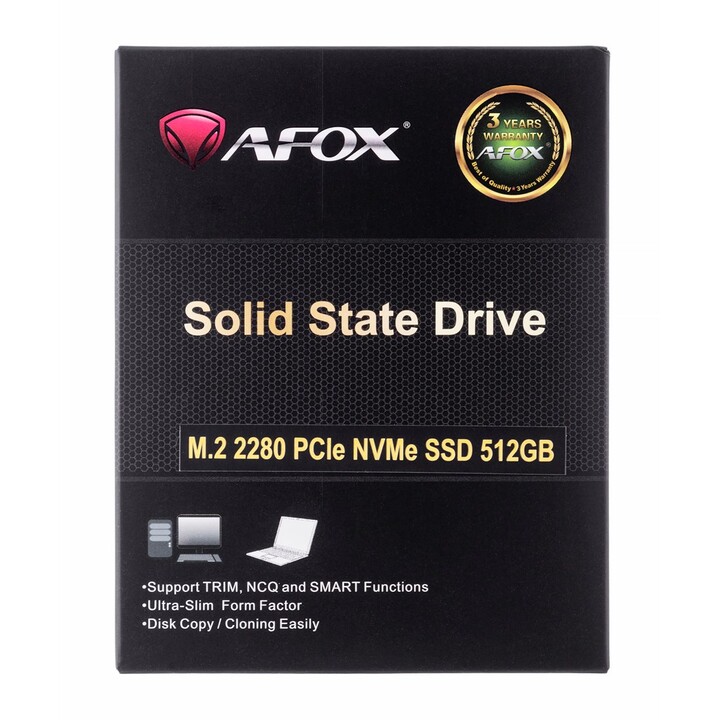 SSD AFOX ME300 M.2 PCI-Ex4 512GB TLC 2.5 GB/s NVMe