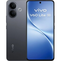 Vivo V60 Lite 5G, 8 Go 256 Go, 6,77 AMOLED 120 Hz, 6 500 mAh 90 W, charge rapide, noir