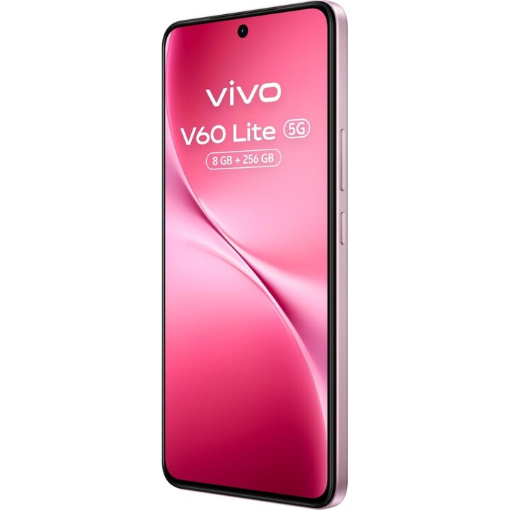 Vivo V60 Lite 5G, 8GB 256GB, 6.77 AMOLED 120Hz, 6500mAh 90W carga rápida, Rosa