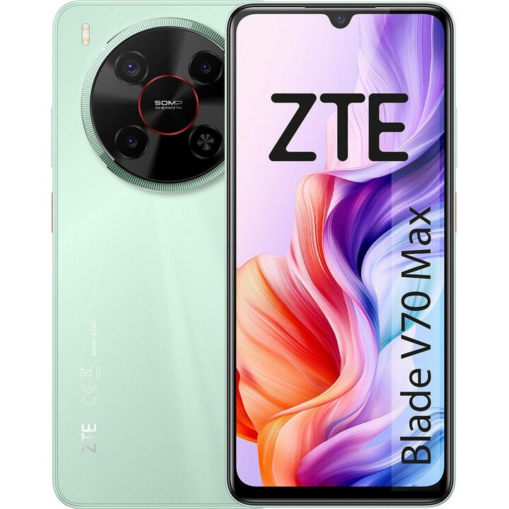 ZTE Blade V70 Max, 4 Go 256 Go, 6,9 IPS LCD 120 Hz, 6000 mAh, vert