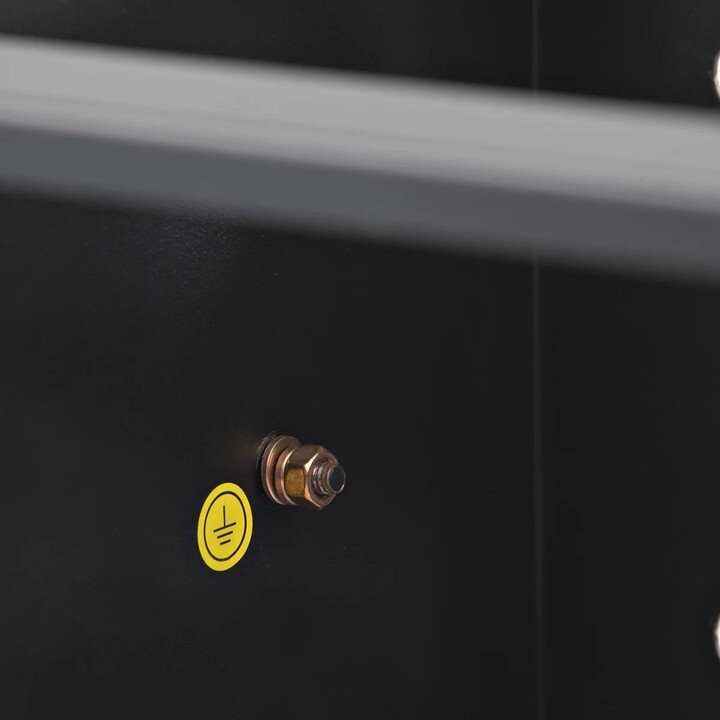 Startech 19-Zoll-Rackschrank zur Wandmontage – 13,78 Zoll tief (niedriges Profil)