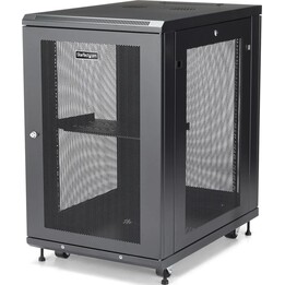 Armadio server rack Startech 18U 19" a 4 colonne con serratura e sicurezza