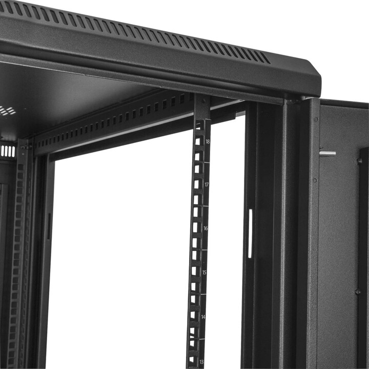 Armoire rack serveur Startech 18U 19" 4 colonnes avec serrure et sécurité