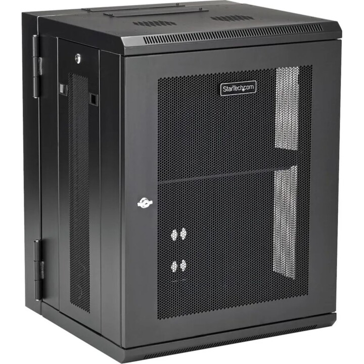 Armadio rack per montaggio a parete per server a 4 colonne Startech 15U 19" con ripiano 1U