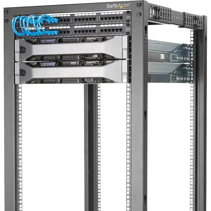 Startech 42U Mobile Open Frame 4 Column Server Rack
