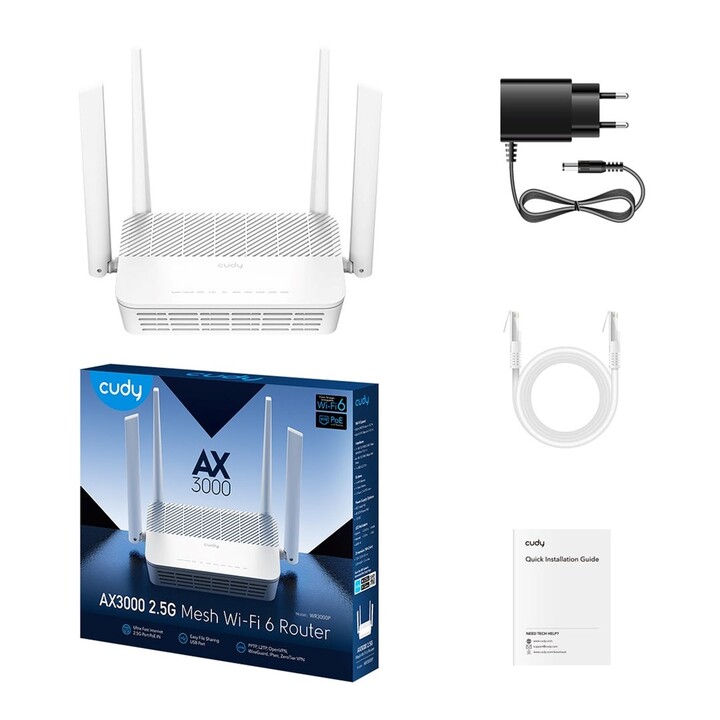 Router CUDY WR3000P