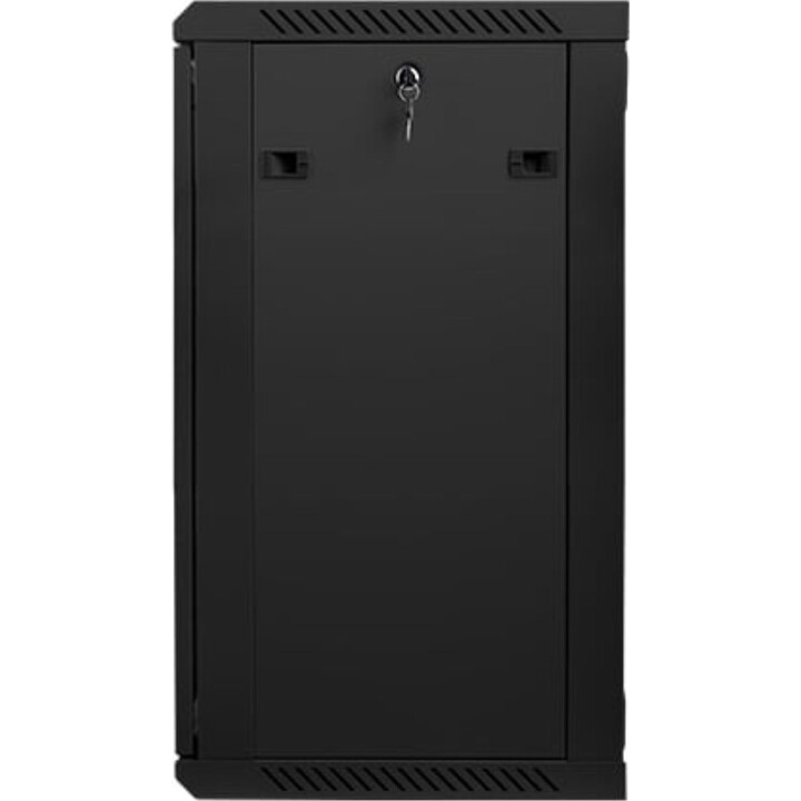 Bastidor de pared Lanberg WF01-6418-10B 18U 60kg IP20 Negro RAL9004 templado autoinstalable