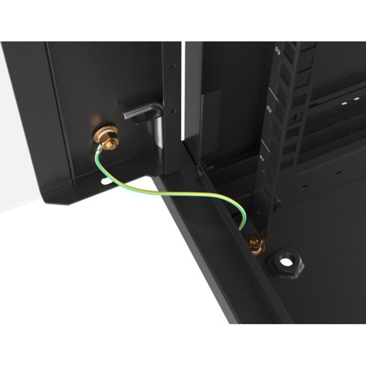 Bastidor de Pared Lanberg WF01-6618-10B 18U 60kg 19" Acero Negro IP20 Autoinstalable