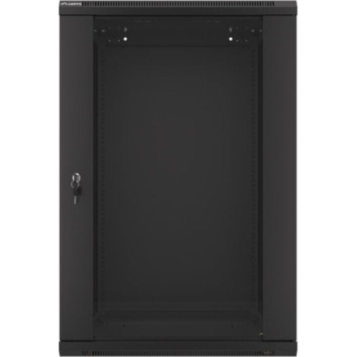 Bastidor de Pared Lanberg WF01-6618-10B 18U 60kg 19" Acero Negro IP20 Autoinstalable