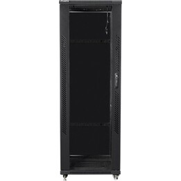 Lanberg FF01-6637-12B Rack autoportant IP20 37U 800 kg avec ventilation, noir RAL9004