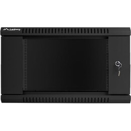 Lanberg WF01-6406-10B Rack mural 6U, capacité 60 kg, IP20, rails de rack et gestion des câbles