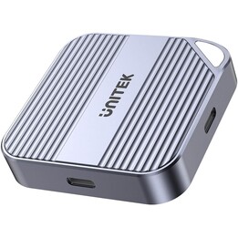 Boîtier magnétique USB-C pour SSD M.2, argent