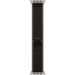 Black/Charcoal Trail Loop Strap (49mm) - Size M/L - Natural Titanium