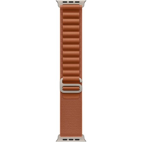 Terracotta Alpine Loop Strap (49 mm) - Size M - Natural Titanium