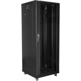 Lanberg FF01-6632-12B Rack 32U 600x600mm Nero con ventole e capacità 800kg