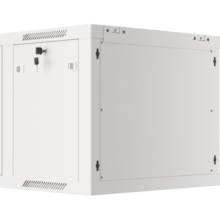 Lanberg WF01-6409-10S Rack Mural 9U 600x450x512mm Verre Trempé Gris IP20 Capacité 60kg