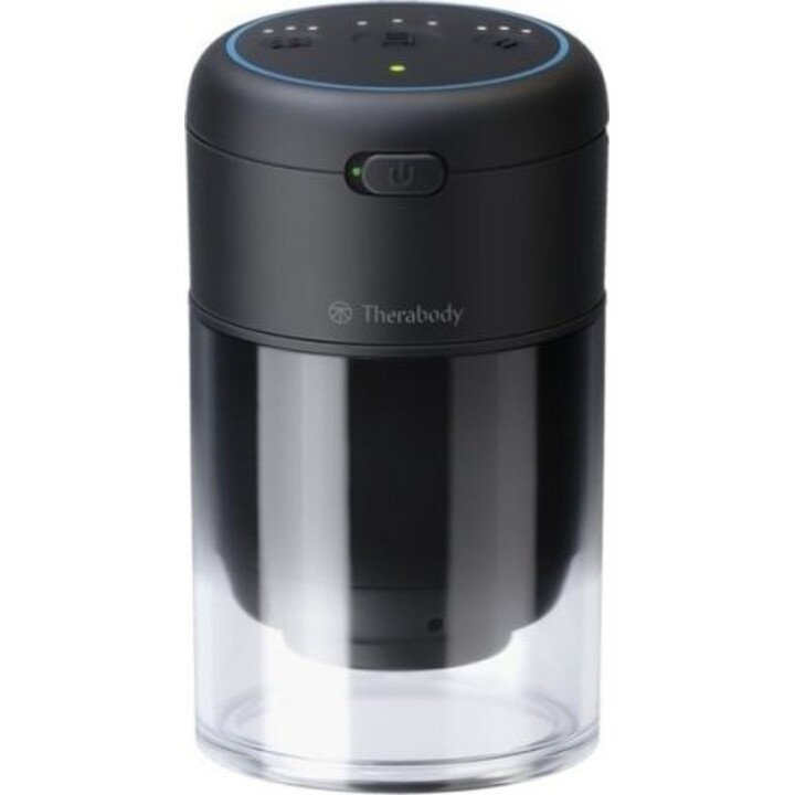 Therabody Theracup TB03285-01 Terapia de vibración con 3 niveles, detección de presión, Negro