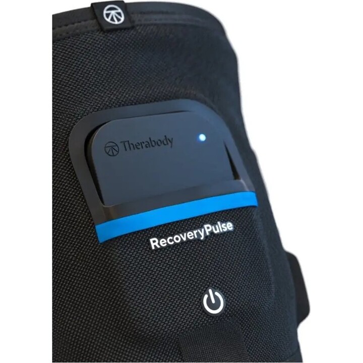 Therabody RecoveryPulse, Manga de compresión para pantorrilla, talla L Negro