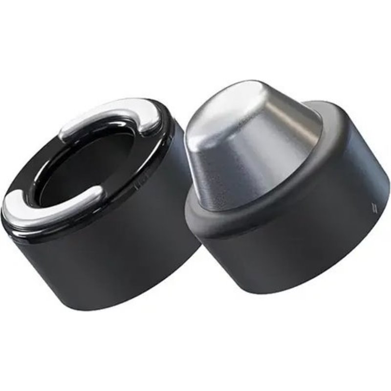 TheraFace Hot &amp; Cold Rings by Therabody Face Massager Black