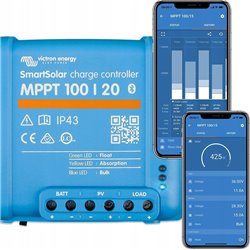 Victron Smart Solar MPPT Charge Controller 100/20 12V 24V 48V BT
