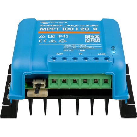 Controlador de carga solar MPPT Victron Smart Solar 100/20 12V 24V 48V BT